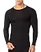 LAPASA Men's 100% Merino Wool Thermal Underwear Top Crew Neck Base Layer Long Sleeve Undershirt M29 (M Chest 38