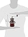 3E Home Manual Canister Ceramic Burr Coffee Mill Grinder, Stainless Steel Top and Ceramic Body