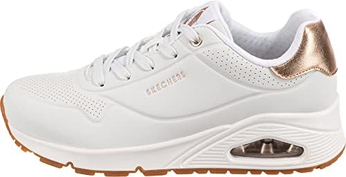 Femme Uno Golden Air Trainers, White Durabuck/Mesh Trim, 39 EU