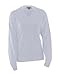 Edwards Garment Stylish V-Neck Jersey Stitch Sweater, White, XX-Large