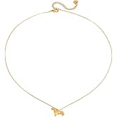 OIDIMS Cute Dachshund Necklace for Women Men Charm 18k Gold-Tone Plated Stainless Steel Puppy Dog Pendant Necklaces Delicate Memorial Pet Jewelry for Dog Mom Animals Lover