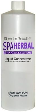 SLENDER RESULTS Herbal Liquid Concentrate (32oz) Body Wrap and Bath Soak Nourishing Formula