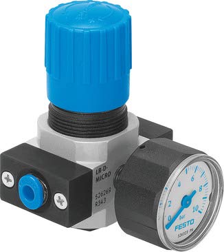 Festo LR-QS6-D-7-MICRO D Series Pressure Regulator, QS-6 Pneumatic Connection