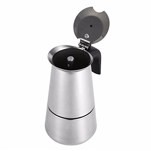 Xigeapg 300ml Espresso Coffee Maker Pot Stovetop Tool Filter Percolator Latte Piano FilterCooking Coffee Machine Coffee Cafetiere Maker