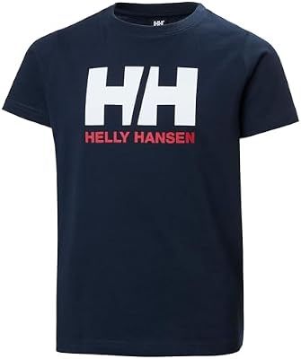 Junior Unisex Jr HH Logo T-Shirt 2.0, Navy, 134