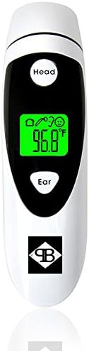 Medical Forehead and Ear Thermometer - Authentic FDA Approved Professional Thermometer