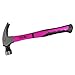 The Original Pink Box PB20HM Rip Claw Hammer with Magnetic Nail Holder, 20 oz., Pink