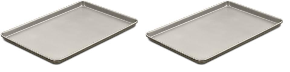 Cuisinart Chef’s Classic Nonstick Bakeware 17-Inch Baking Sheet, Champagne (Pack of 2)
