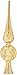 Lenox Mercury Glass Golden Spire Tree Topper
