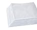 Men's Handkerchiefs,100% Soft Cotton,White Hankie (White, Pack of 6 Pieces)