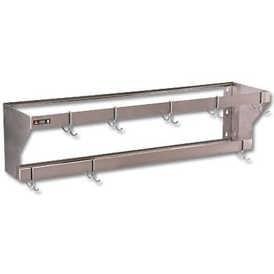 Aero Stainless Steel Wall Mounted Kitchen Pot Rack 48 inch W x 12 inch D x 12 inch H