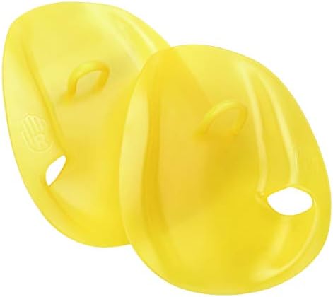 NOHPILY Contour Swim Hand Training Paddles Swimming Exercise Gloves Palm Paddle for Swimmer Beginner