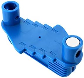 MMLC Center Finder Woodworking Center Scribe Mini Portable Precision Marking Gauge Center Offset Marking Tool For Woodworking Carpentry Joinery Worksite, 2PCS (Blue)