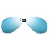 BELLBESSON-Polarized Clip-on Flip up Clip Classic Aviator Sunglasses Lenses UV400