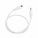 SuperWhole 3.5mm Stereo Plug to Mini USB Male M/M Adapter Converter Audio Cable White 50cm
