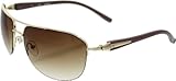 Guess Women's Gradient GU6717-GLD-34 Gold Oval Sunglasses
