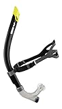 Arena Swim Snorkel for Swimming Training, Black, Swim Snorkel, Regular