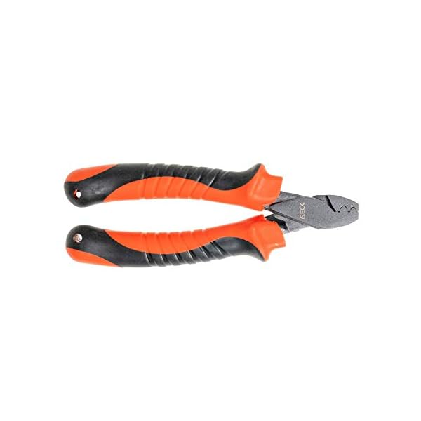 Zeck Crimping Tool 16cm - Klemmhülsenzange für Stahlvorfächer, Crimpzange für Klemmhülsen, Angelzange für Quetschhülsen