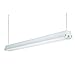 Lithonia Lighting 1233 RE 2-Light T8 Fluorescent Shop Light, 120 Volts, 32 Watts, Damp Listed, White