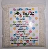 8oz -Almost 15,000 JellyBeadZ Brand Water Bead Gel - WHITE- Heat Sealed Bag- Water Pearls Gel Beads- Wedding & Event Centerpieces
