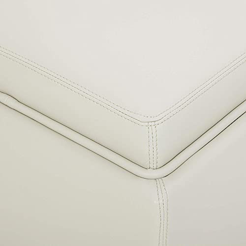 CHITA Storage Ottoman Cube (with Tray),Footrest Stool Seat Serve as