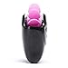 Lovehoney Sqweel 2 Masturbator - Oral Sex Simulator with 10 Silicone Tongues - 3 Speed & Flicker Function Masturbator for Women - Black