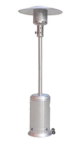 Legacy Heating 47,000 BTU Patio Heater, Stainless Steel