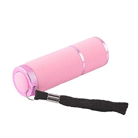 HermosaUKnight Mini 9 led Taschenlampe Lampe Nagel trockner tragbare uv Gel 15 s schnell trocken nagellack kurierlampe alumin