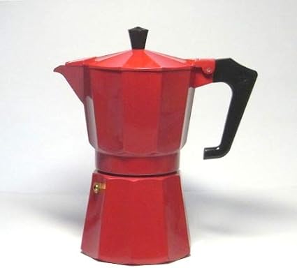 Amazon Ghidini 伊 エクスプレス コーヒーメーカー6カップ 赤 Ghidini コーヒーメーカー 通販