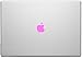Pink Color Change Apple Overlay Decal Sticker - Vinyl Decal for Cars, Macbooks, and Other Laptops