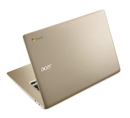 Acer Chromebook 14in Display, IPS Screen, 4GB Ram, 32GB Flash, ChromeOS, Laptop (Renewed) (Gold)