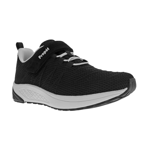 Propet Women's Tour Knit FX Athletic Comfort Sneaker Black 08H M US