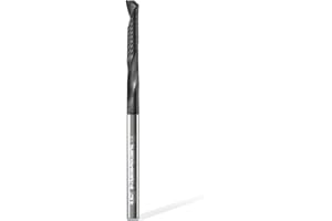 FivePears Up Cut Spiral Router Bit for CNC with Extreme Life Coated, 1/8" Cutting Diameter, 3/4" Cutting Length, 1/8 inch Shank Shank Carbide End Mill for Wood Carving Engraving Grinding Grooving …