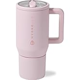 HydroJug Kids - 20 oz Insulated Kids Water Bottle with Flip Straw & Handle | Leak-Proof & Durable | Perfect for School, Sports, Lunch, Travel & Camp, Pink Sand