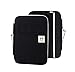 Lazyaunti Zipper Portfolio Organizer A4 Note Pouch-Waterproof Document Bags/Zipper Binder/Paper Case for 12.5