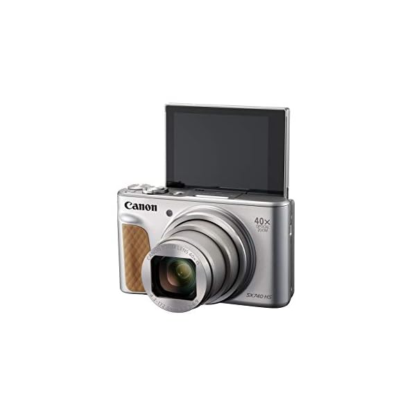 Canon PowerShot SX740 HS Digitalkamera (20,3 MP, 40-fach optischer Zoom, 7,5cm (3 Zoll) Display, DIGIC 8, 4K Ultra HD, HDMI, WLAN, Bluetooth, Blendenautomatik, Zeitautomatik), silber – Bild 7