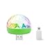 USB Disco Ball Party Light Portable Ball Party DJ Light Mini USB iPhone Adapter Disco Ball for Karaoke Party LED Christmas Decorations Wedding Show Pub