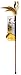 OurPets Play-N-Squeak Tiger Teaser Play Wand Cat Toy, Brown, 46 IN, (1360012079)