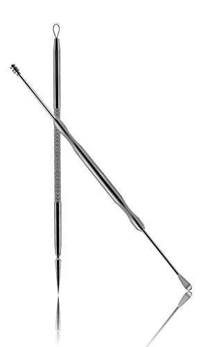 Inspiration High Quality 2 in 1 Ear Wax Pick, Earpick Curette Wax Removal Remover Cleaner Home Tool (Earpick and Acne Extractor )