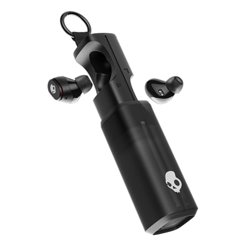 Skullcandy Dime 360 Wireless Earbuds with Clip-Anywhere Case - True Black