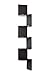 Corner Shelf - Espresso Finish Corner Shelf Unit - 5 Tier Corner Shelves can be Used for Corner Bookshelf or Any Decor - by Sagler
