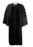 GraduationMall Unisex-adult's Classic Doctoral Graduation Gown