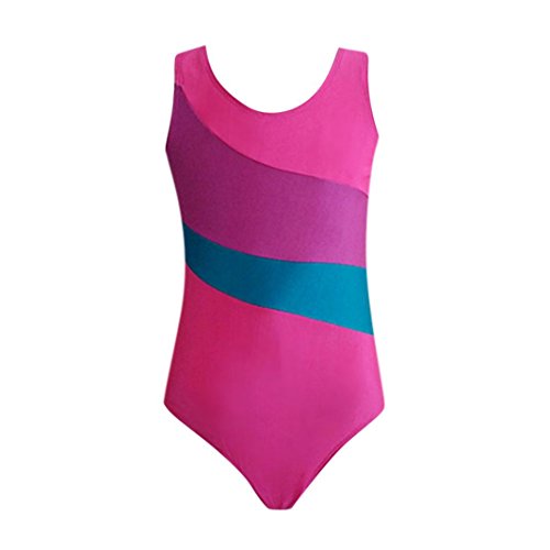Rucan Toddler Baby Girls Leotards Ballet Playsuit Dancewear Gymnastics Classic Outfits (B, 18-24 Months)