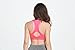 Women’s Seamless Racerback Sports Bras with Removable Cups High Impact Yoga Bra (Large, Hot Pink)