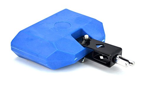 5" Blue Plastic Latin Percussion Drum Percussion Musical Accessory Cow Bell - Thumbnail 2
