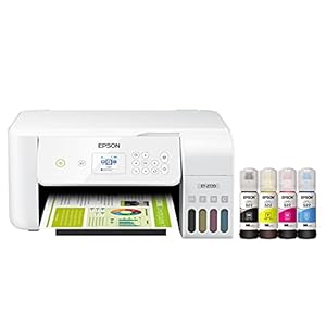Epson EcoTank ET-2720 Wireless Color All-in-One Supertank Printer with Scanner and Copier – White