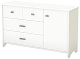 South Shore Tiara Collection Dresser, Pure White