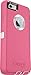 OtterBox DEFENDER Series Case and Belt Clip Holster for Apple iPhone 6s / iPhone 6 - Retail Packaging - Pink/White