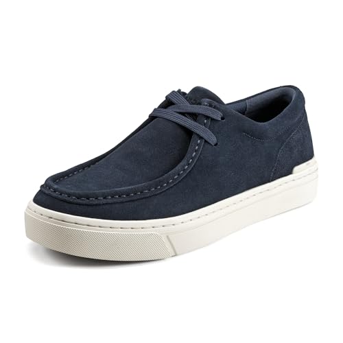 Rockport Men’s Terell Sneaker, Dark Blue Suede, 7