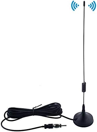 Popluxy 車 アンテナ Am Fmラジオアンテナ カーラジオアンテナ 空中ステレオ信号 トランク フェンダーマウント ブラック